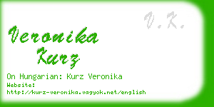 veronika kurz business card